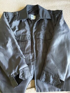 Galls Black Utility Zip-Front Jacket